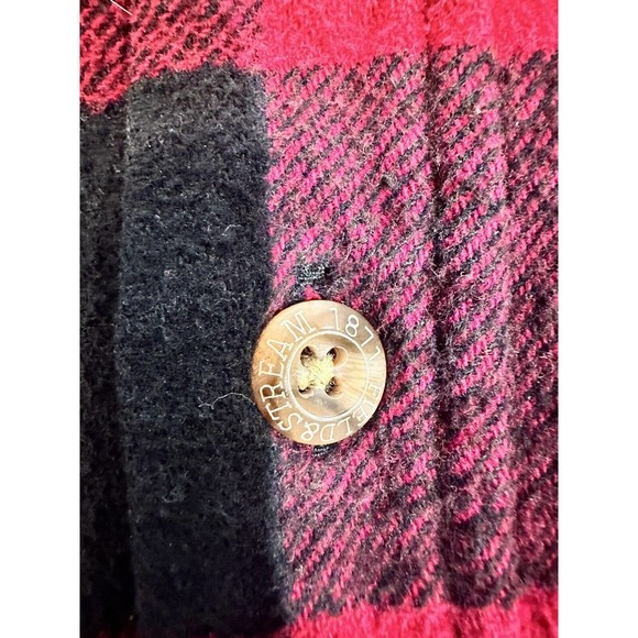 Vintage Field & Stream Red Black Plaid Flannel Mens Long Sleeve Button Shirt XXL - Picture 9 of 16